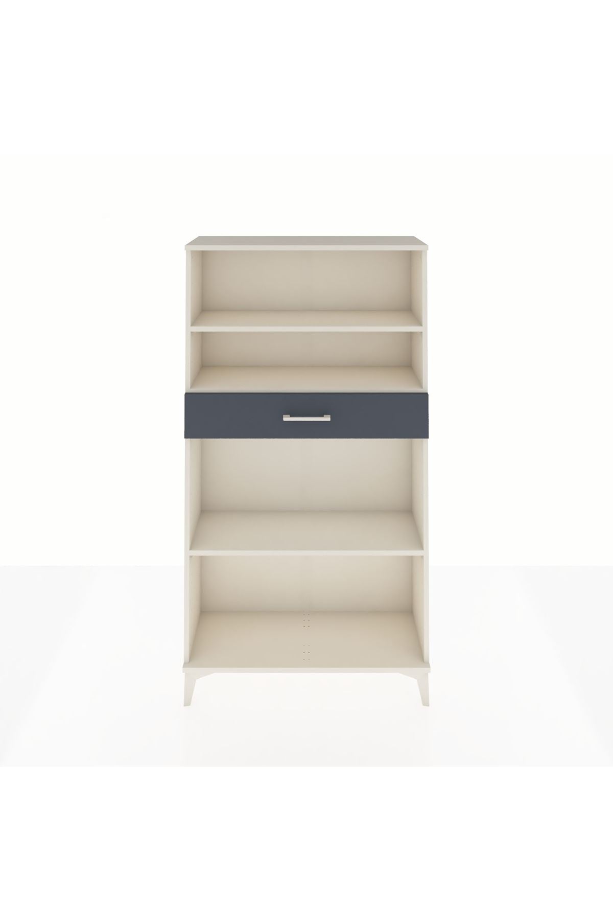 Arges Dolap 3 Raflı Tek Çekmeceli 88x30x163 - S21M058V2A