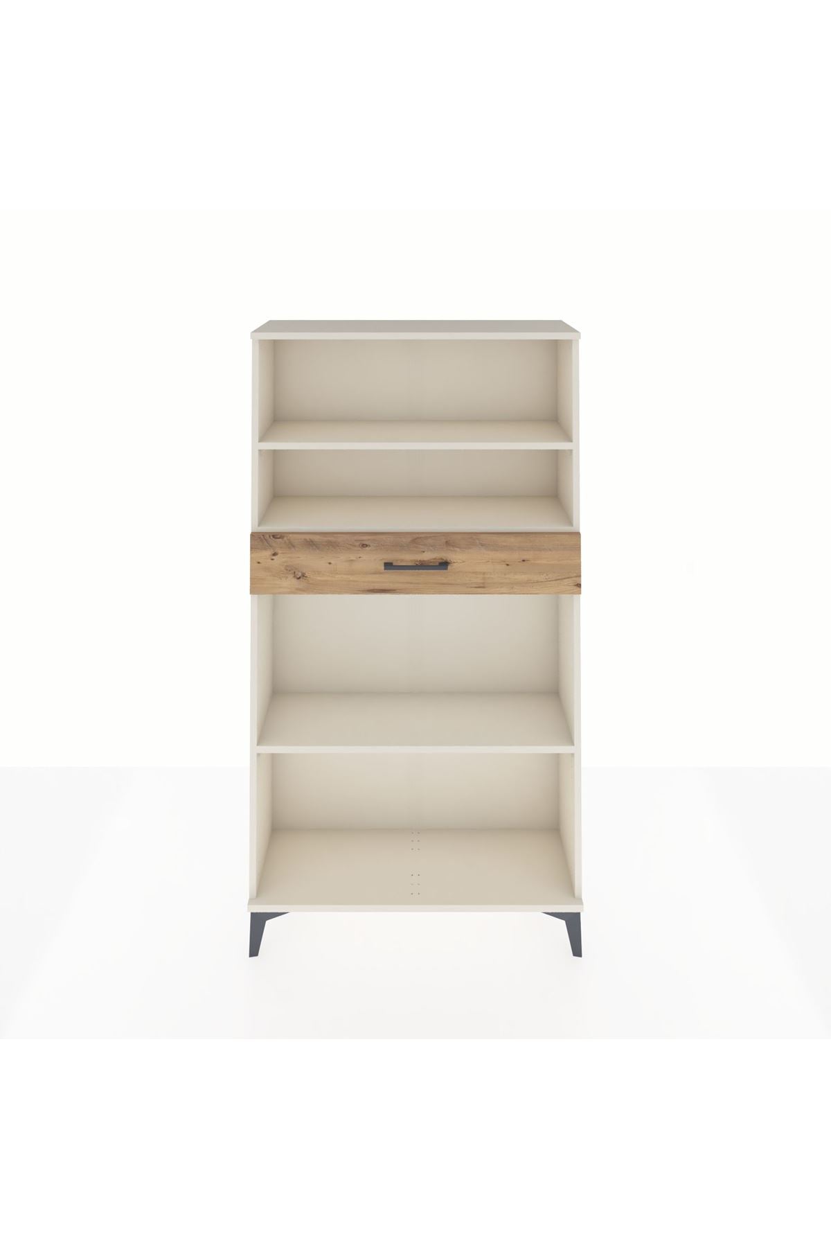 Arges Dolap 3 Raflı Tek Çekmeceli 88x30x163 - S21M058V3A