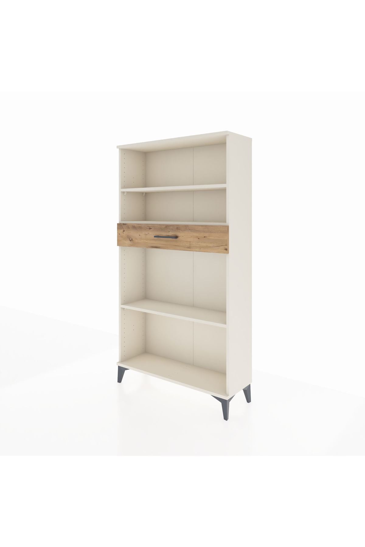 Arges Dolap 3 Raflı Tek Çekmeceli 88x30x163 - S21M058V3A