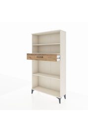 Arges Dolap 3 Raflı Tek Çekmeceli 88x30x163 - S21M058V3A