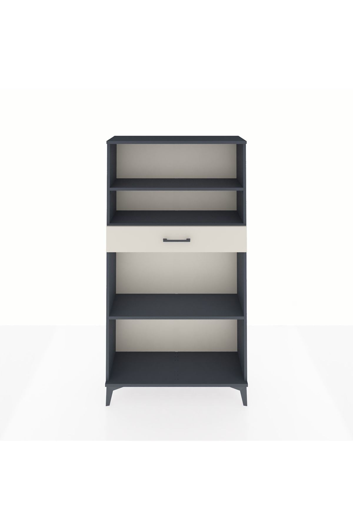 Arges Dolap 3 Raflı Tek Çekmeceli 88x30x163 - S21M058V4A
