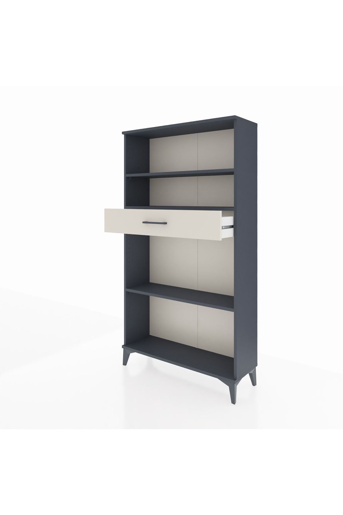 Arges Dolap 3 Raflı Tek Çekmeceli 88x30x163 - S21M058V4A