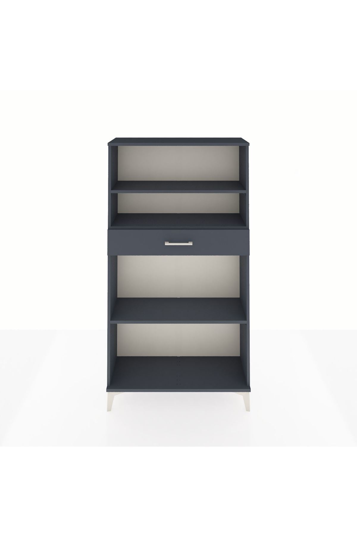 Arges Dolap 3 Raflı Tek Çekmeceli 88x30x163 - S21M058V5A