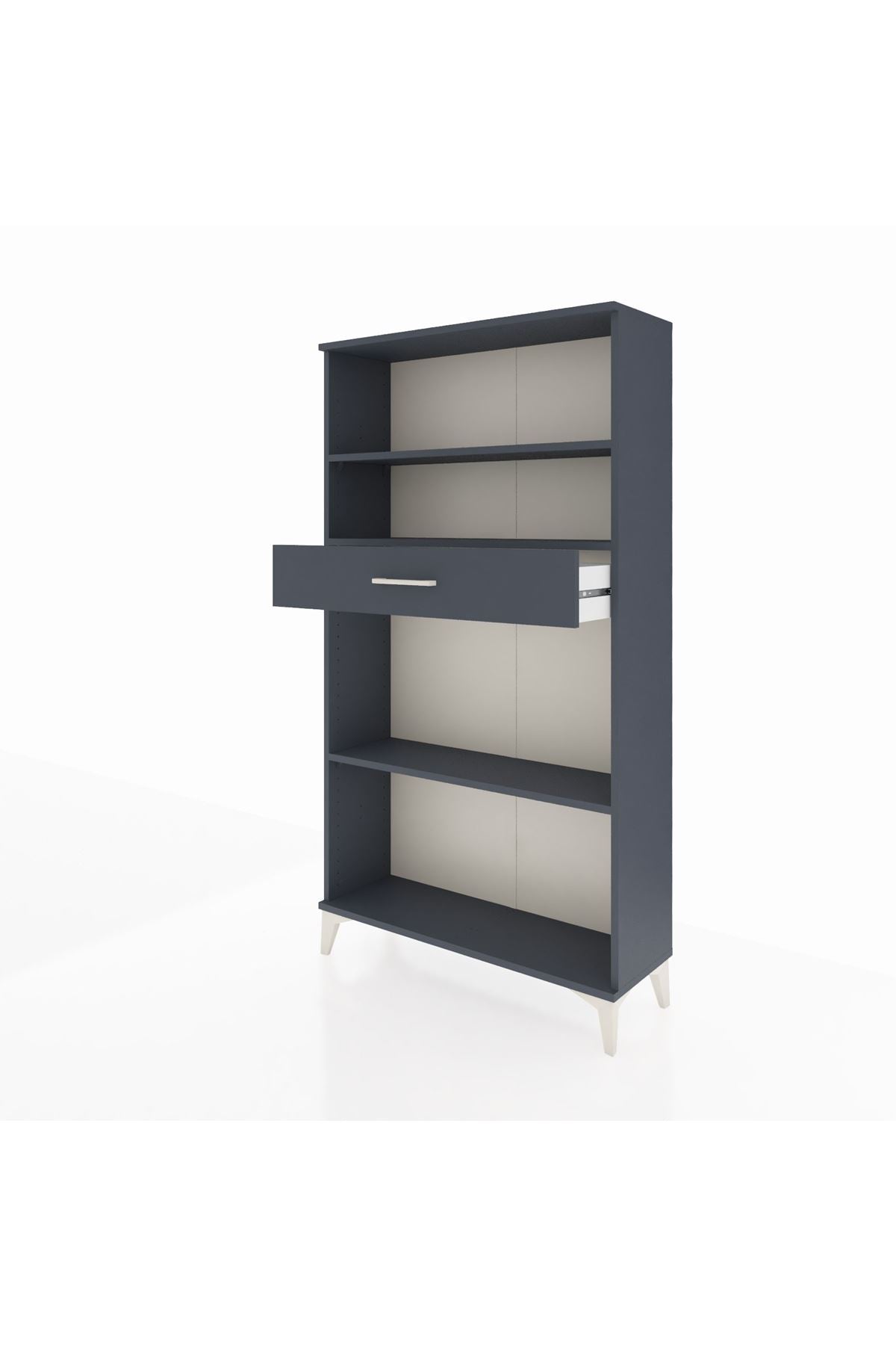 Arges Dolap 3 Raflı Tek Çekmeceli 88x30x163 - S21M058V5A