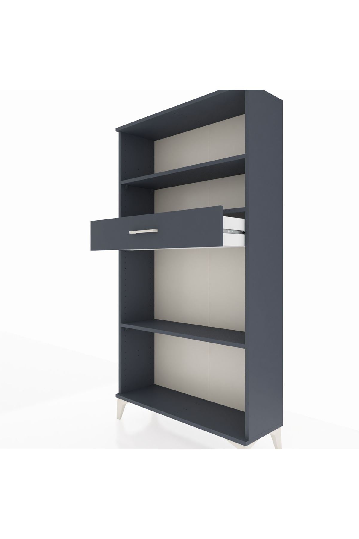 Arges Dolap 3 Raflı Tek Çekmeceli 88x30x163 - S21M058V5A