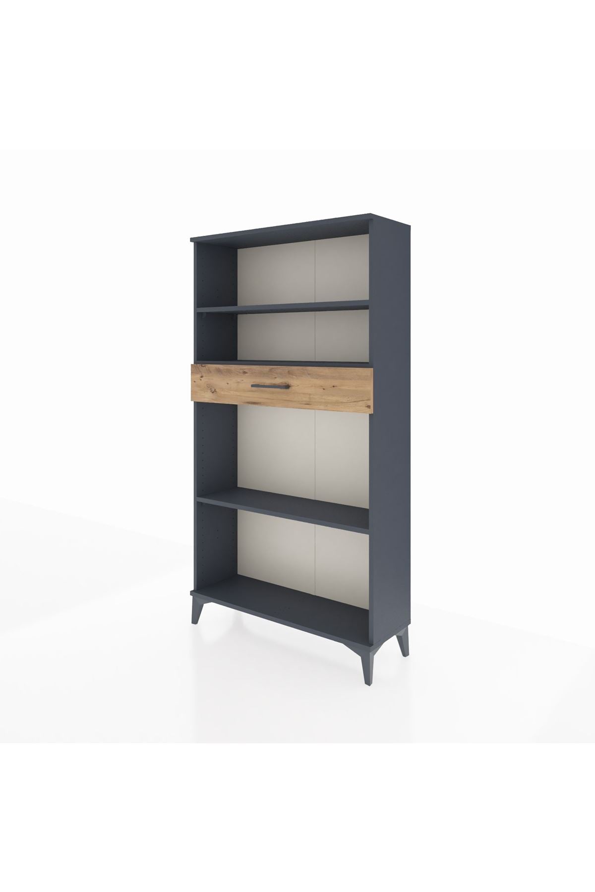 Arges Dolap 3 Raflı Tek Çekmeceli 88x30x163 - S21M058V6A