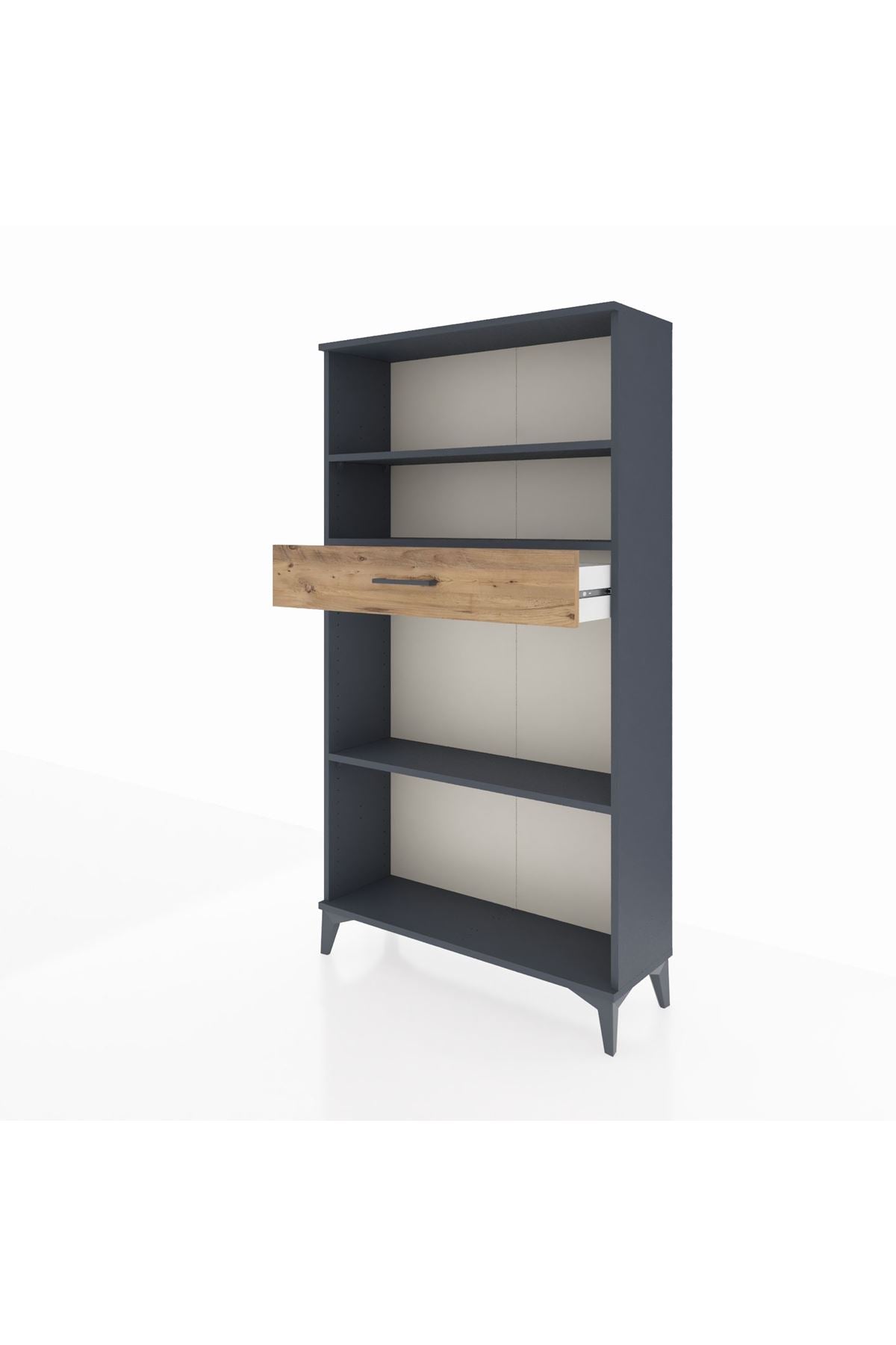 Arges Dolap 3 Raflı Tek Çekmeceli 88x30x163 - S21M058V6A