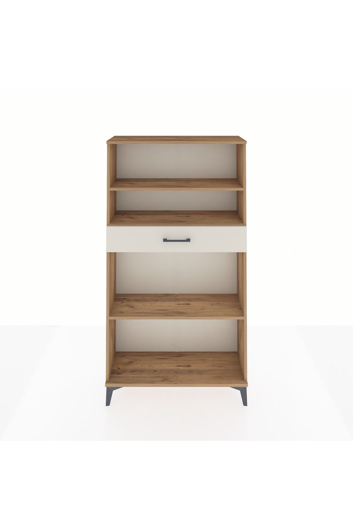Arges Dolap 3 Raflı Tek Çekmeceli 88x30x163 - S21M058V7A