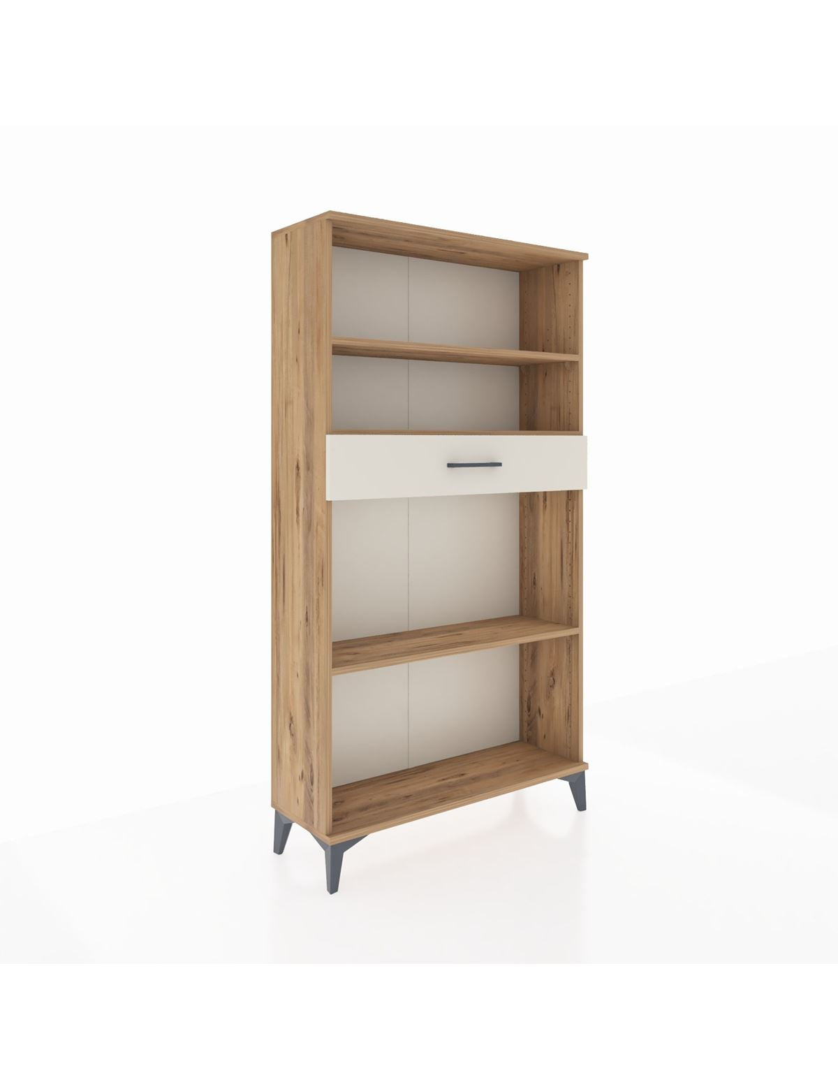 Arges Dolap 3 Raflı Tek Çekmeceli 88x30x163 - S21M058V7A