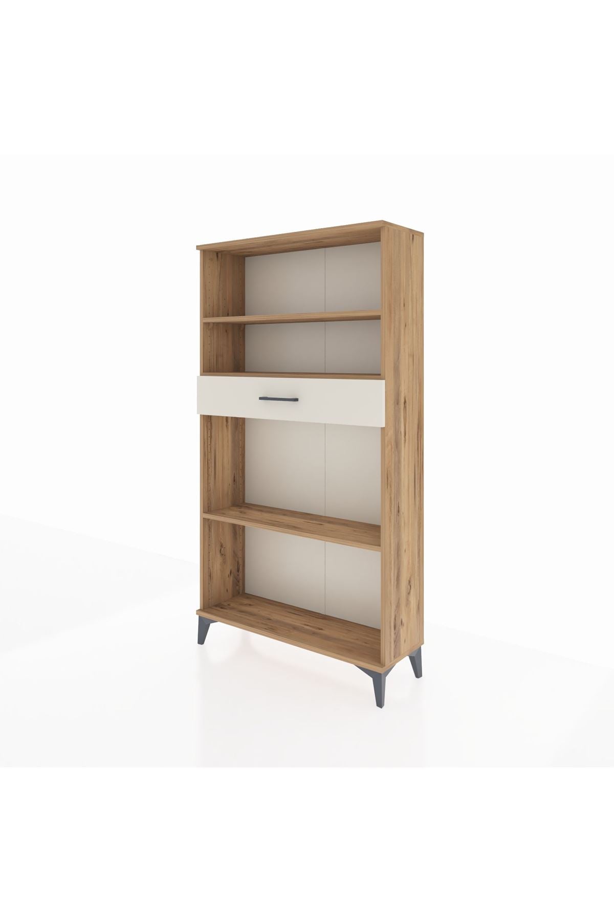 Arges Dolap 3 Raflı Tek Çekmeceli 88x30x163 - S21M058V7A