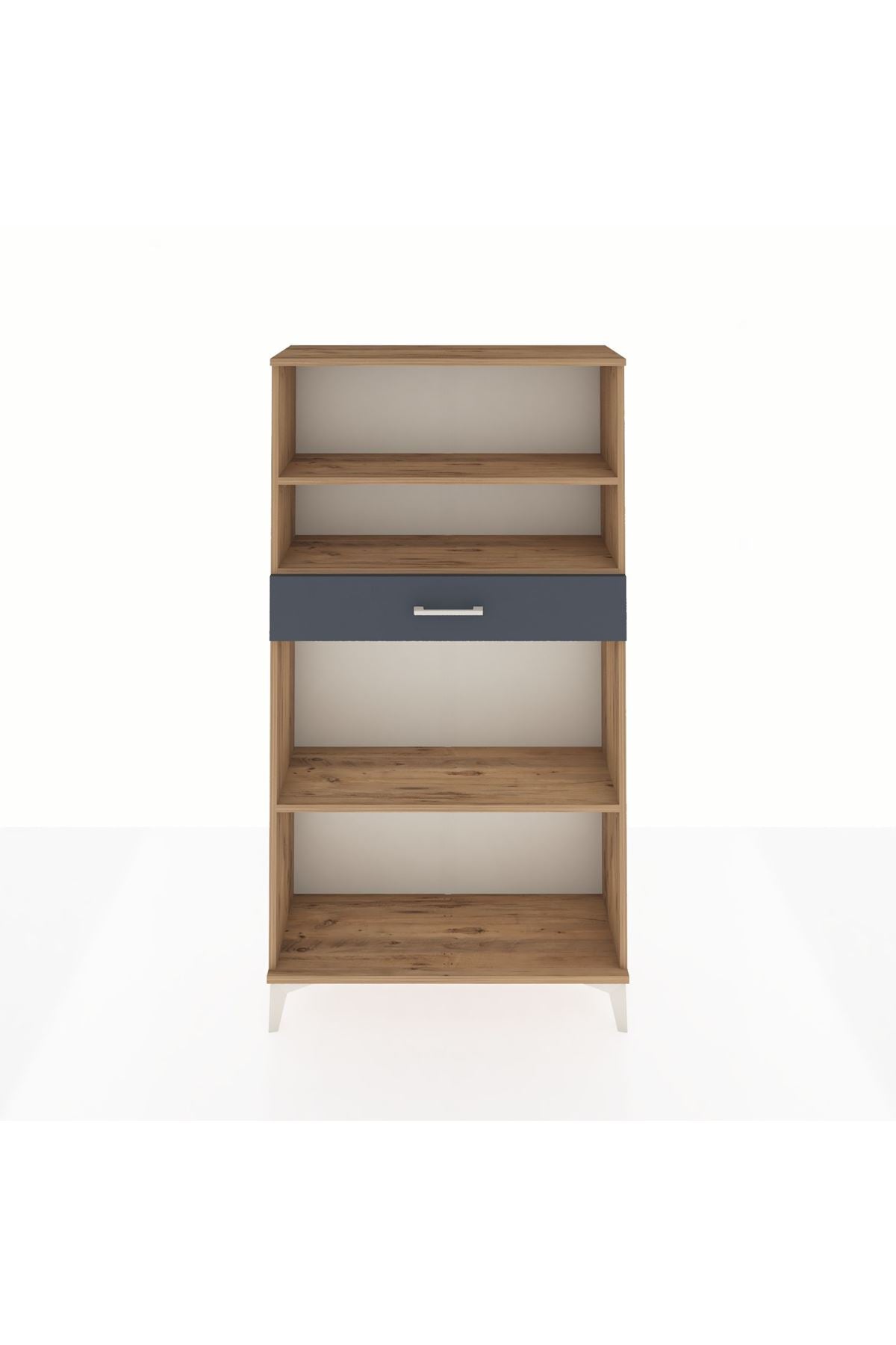 Arges Dolap 3 Raflı Tek Çekmeceli 88x30x163 - S21M058V8A