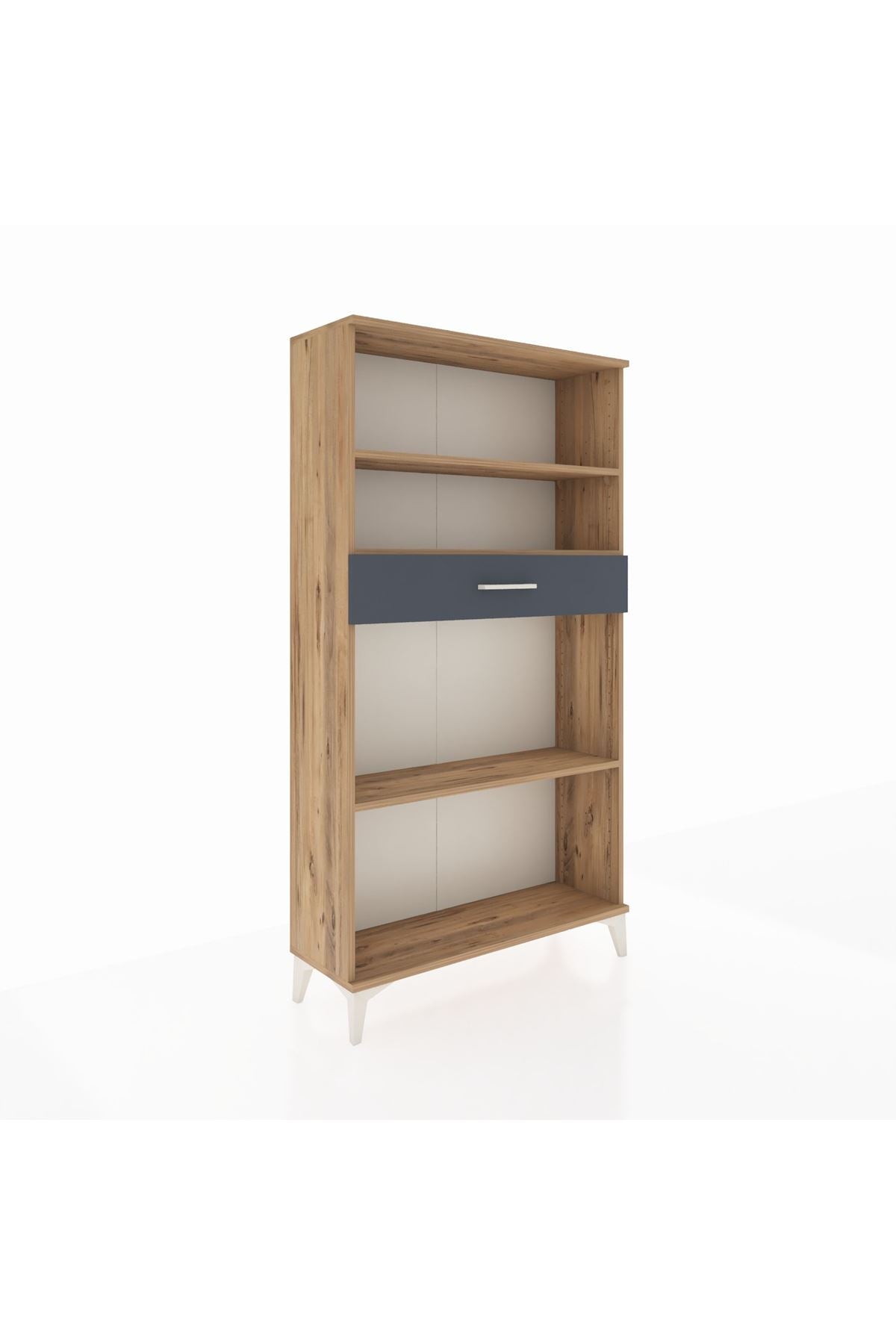 Arges Dolap 3 Raflı Tek Çekmeceli 88x30x163 - S21M058V8A