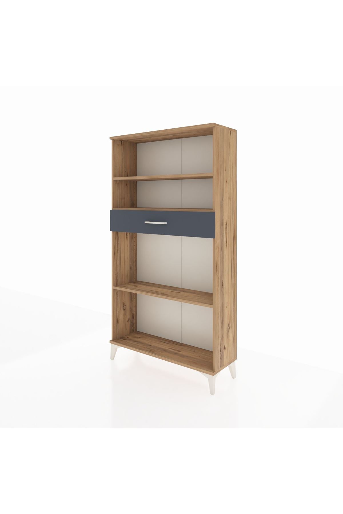 Arges Dolap 3 Raflı Tek Çekmeceli 88x30x163 - S21M058V8A