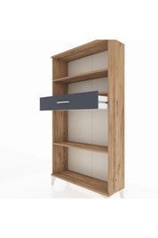 Arges Dolap 3 Raflı Tek Çekmeceli 88x30x163 - S21M058V8A