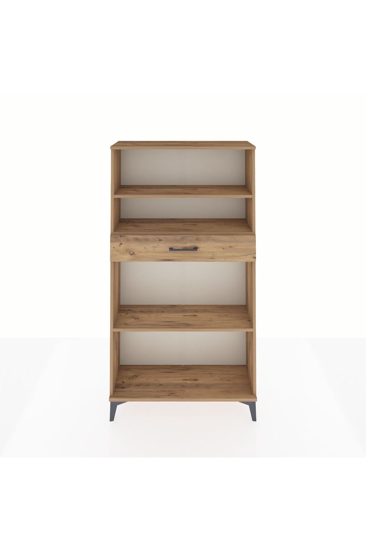 Arges Dolap 3 Raflı Tek Çekmeceli 88x30x163 - S21M058V9A
