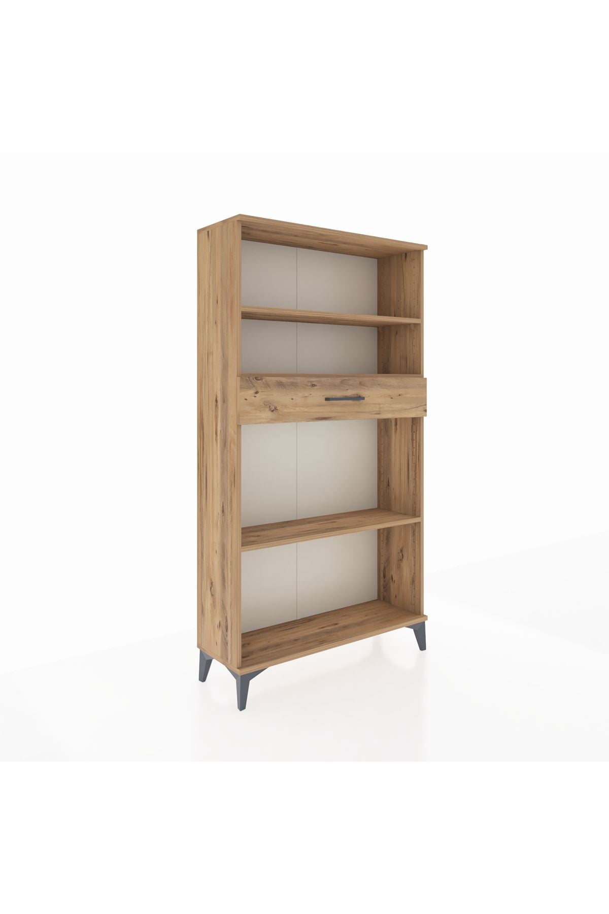 Arges Dolap 3 Raflı Tek Çekmeceli 88x30x163 - S21M058V9A