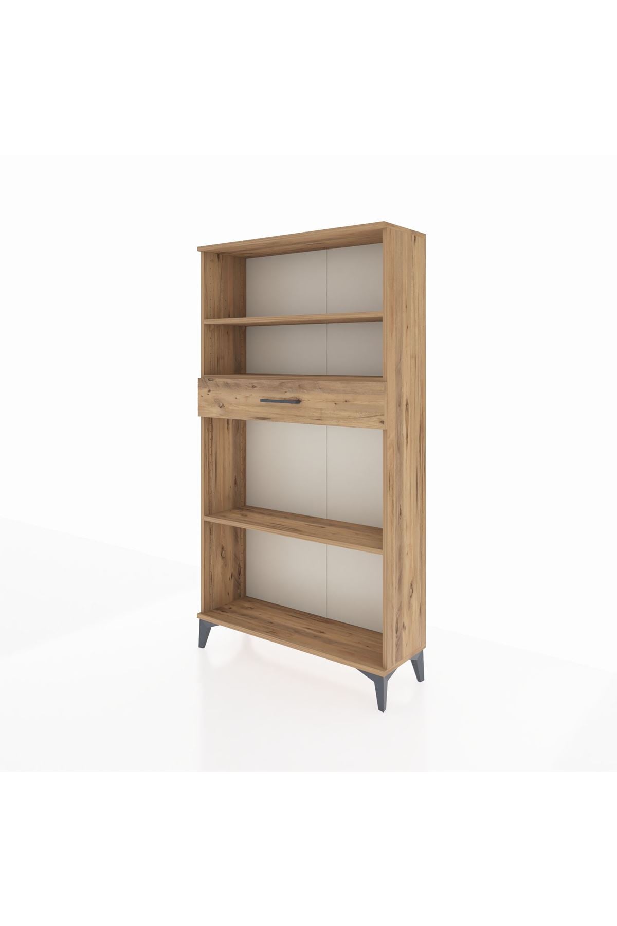 Arges Dolap 3 Raflı Tek Çekmeceli 88x30x163 - S21M058V9A