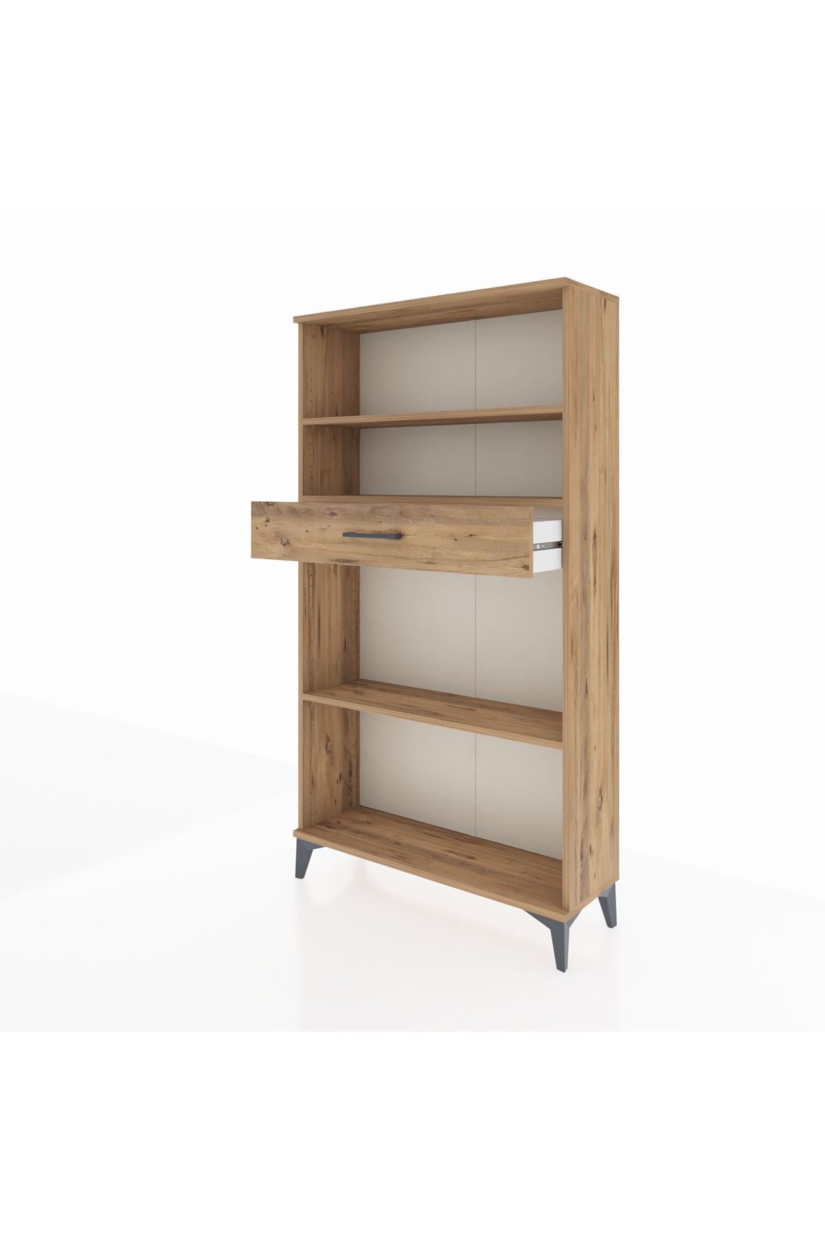 Arges Dolap 3 Raflı Tek Çekmeceli 88x30x163 - S21M058V9A