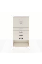 Arges Dolap 2 Raflı 4 Çekmeceli 2 Kapaklı 88x30x163 - S21M059V1A