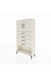 Arges Dolap 2 Raflı 4 Çekmeceli 2 Kapaklı 88x30x163 - S21M059V1A