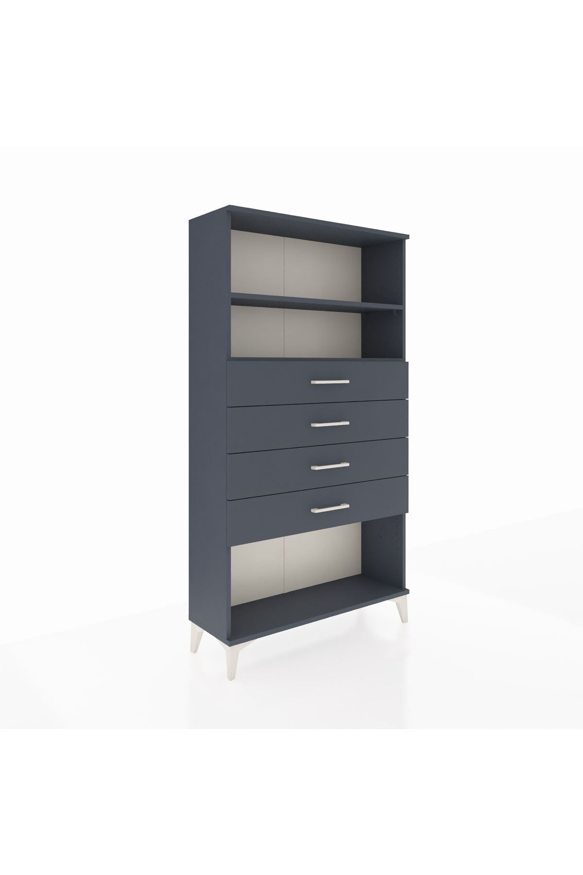 Arges Dolap 2 Raflı 4 Çekmeceli 88x30x163 - S21M060V5A