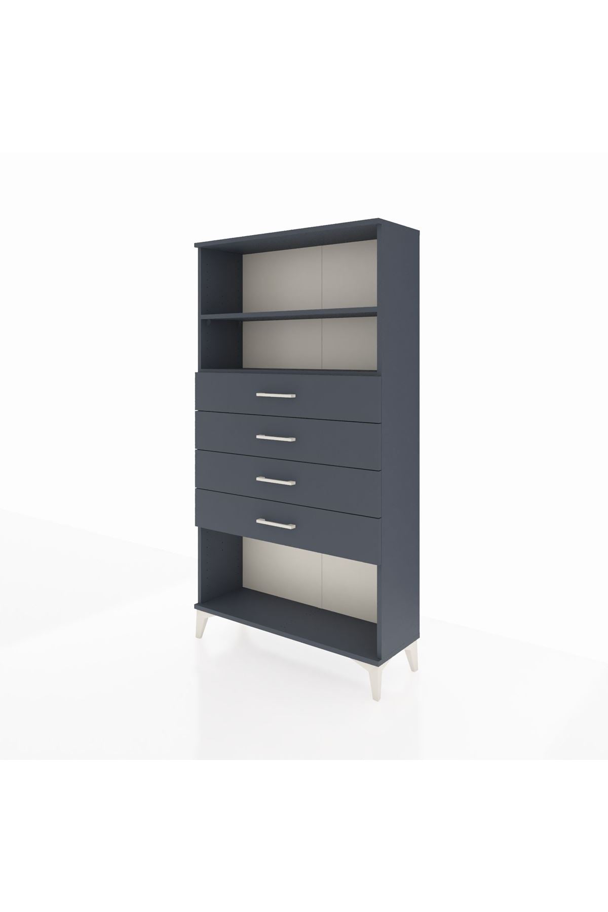 Arges Dolap 2 Raflı 4 Çekmeceli 88x30x163 - S21M060V5A