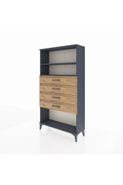 Arges Dolap 2 Raflı 4 Çekmeceli 88x30x163 - S21M060V6A