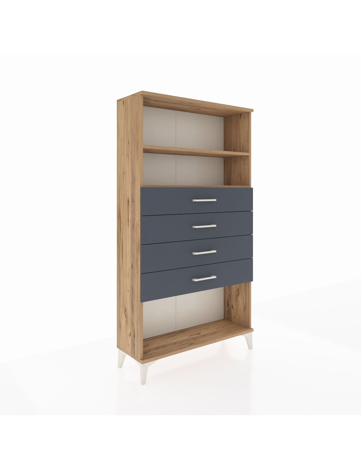 Arges Dolap 2 Raflı 4 Çekmeceli 88x30x163 - S21M060V8A