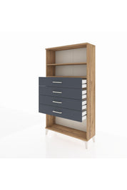 Arges Dolap 2 Raflı 4 Çekmeceli 88x30x163 - S21M060V8A