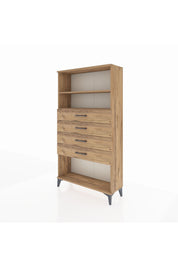 Arges Dolap 2 Raflı 4 Çekmeceli 88x30x163 - S21M060V9A
