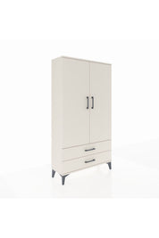 Arges Dolap 3 Raflı 2 Çekmeceli 2 Kapaklı 88x30x163 - S21M061V1A