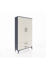 Arges Dolap 3 Raflı 2 Çekmeceli 2 Kapaklı 88x30x163 - S21M061V4A