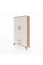 Arges Dolap 3 Raflı 2 Çekmeceli 2 Kapaklı 88x30x163 - S21M061V7A