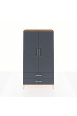 Arges Dolap 3 Raflı 2 Çekmeceli 2 Kapaklı 88x30x163