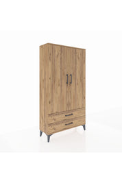 Arges Dolap 3 Raflı 2 Çekmeceli 2 Kapaklı 88x30x163 - S21M061V9A