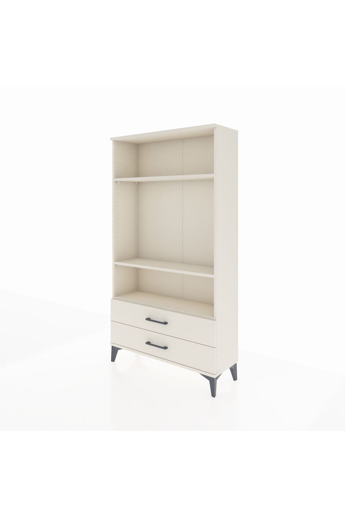 Arges Dolap 3 Raflı 2 Çekmeceli 88x30x163 - S21M062V1A
