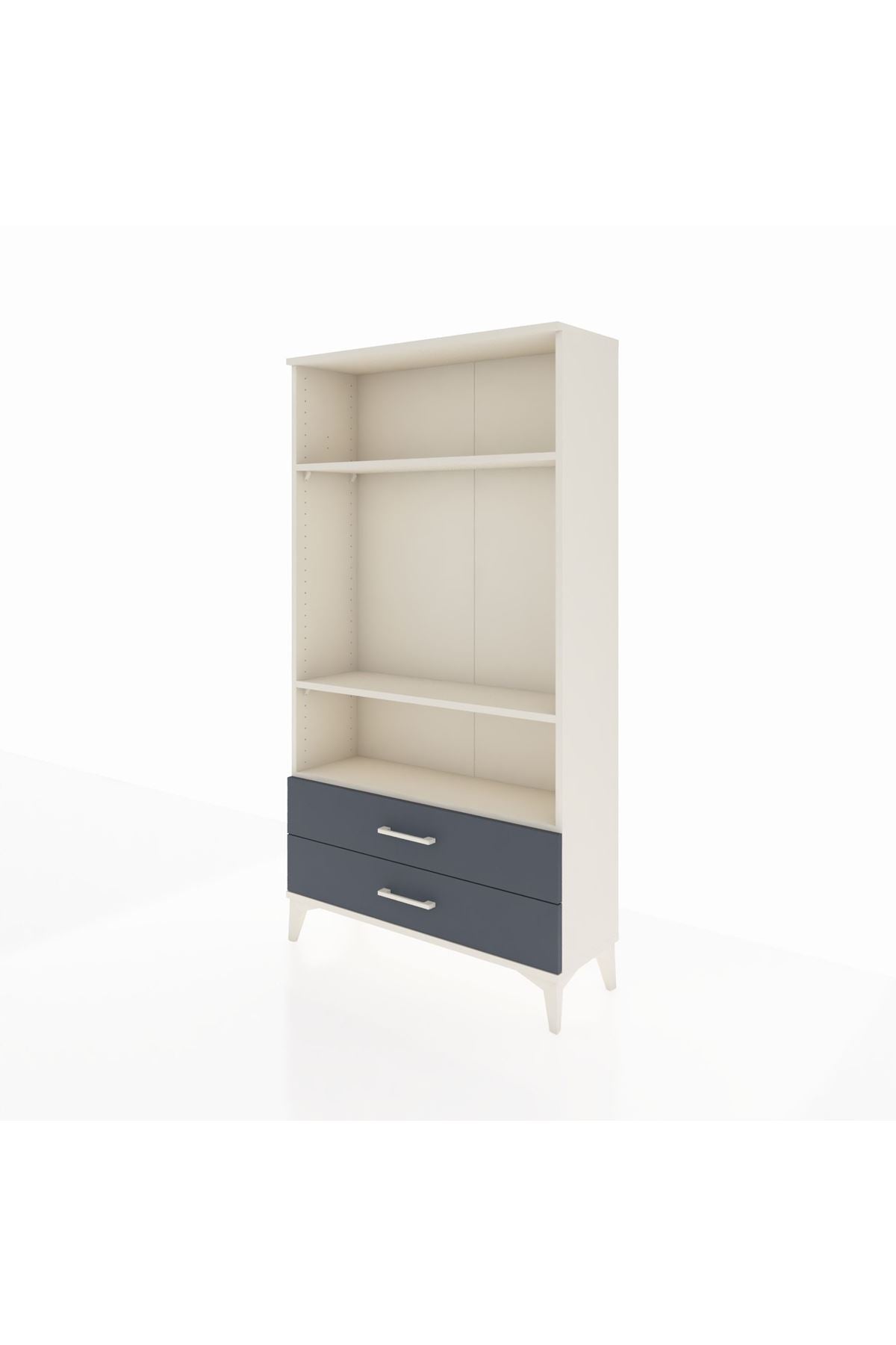 Arges Dolap 3 Raflı 2 Çekmeceli 88x30x163 - S21M062V2A