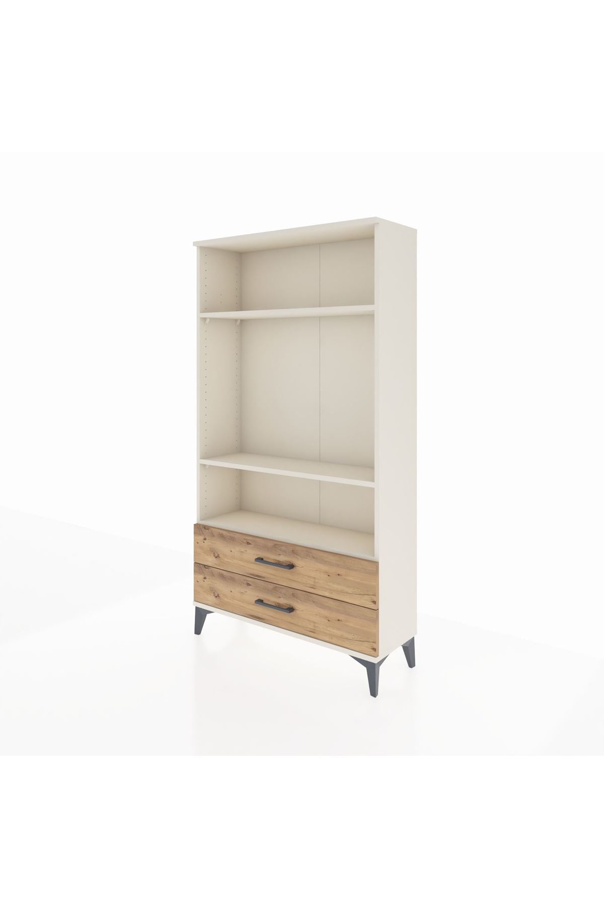 Arges Dolap 3 Raflı 2 Çekmeceli 88x30x163 - S21M062V3A