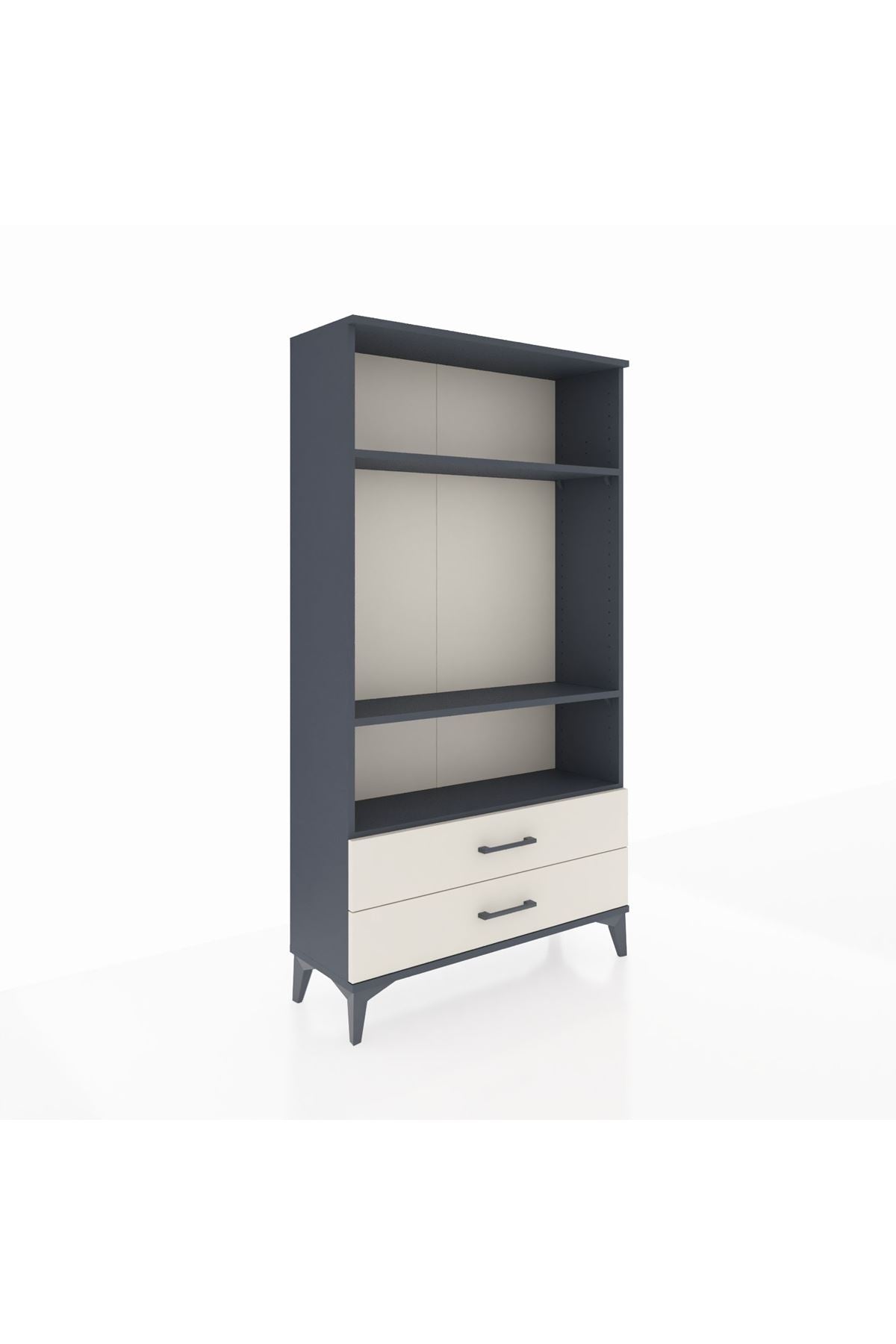 Arges Dolap 3 Raflı 2 Çekmeceli 88x30x163 - S21M062V4A