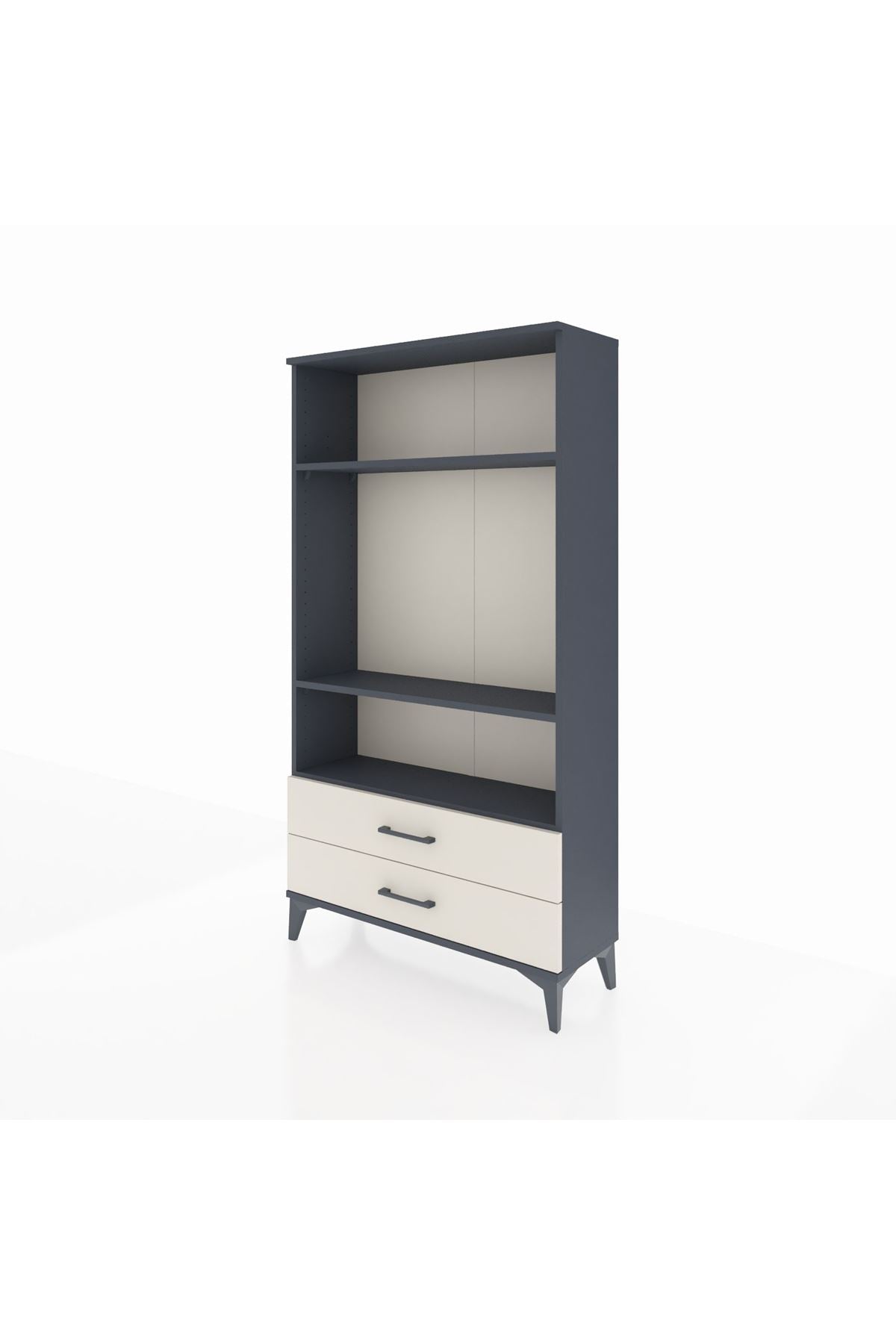 Arges Dolap 3 Raflı 2 Çekmeceli 88x30x163 - S21M062V4A