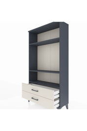 Arges Dolap 3 Raflı 2 Çekmeceli 88x30x163 - S21M062V4A