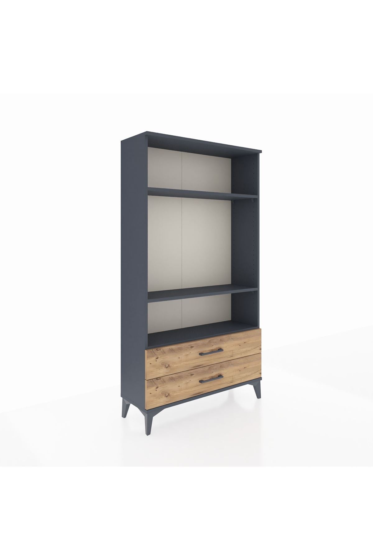 Arges Dolap 3 Raflı 2 Çekmeceli 88x30x163 - S21M062V6A