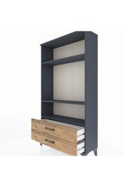 Arges Dolap 3 Raflı 2 Çekmeceli 88x30x163 - S21M062V6A
