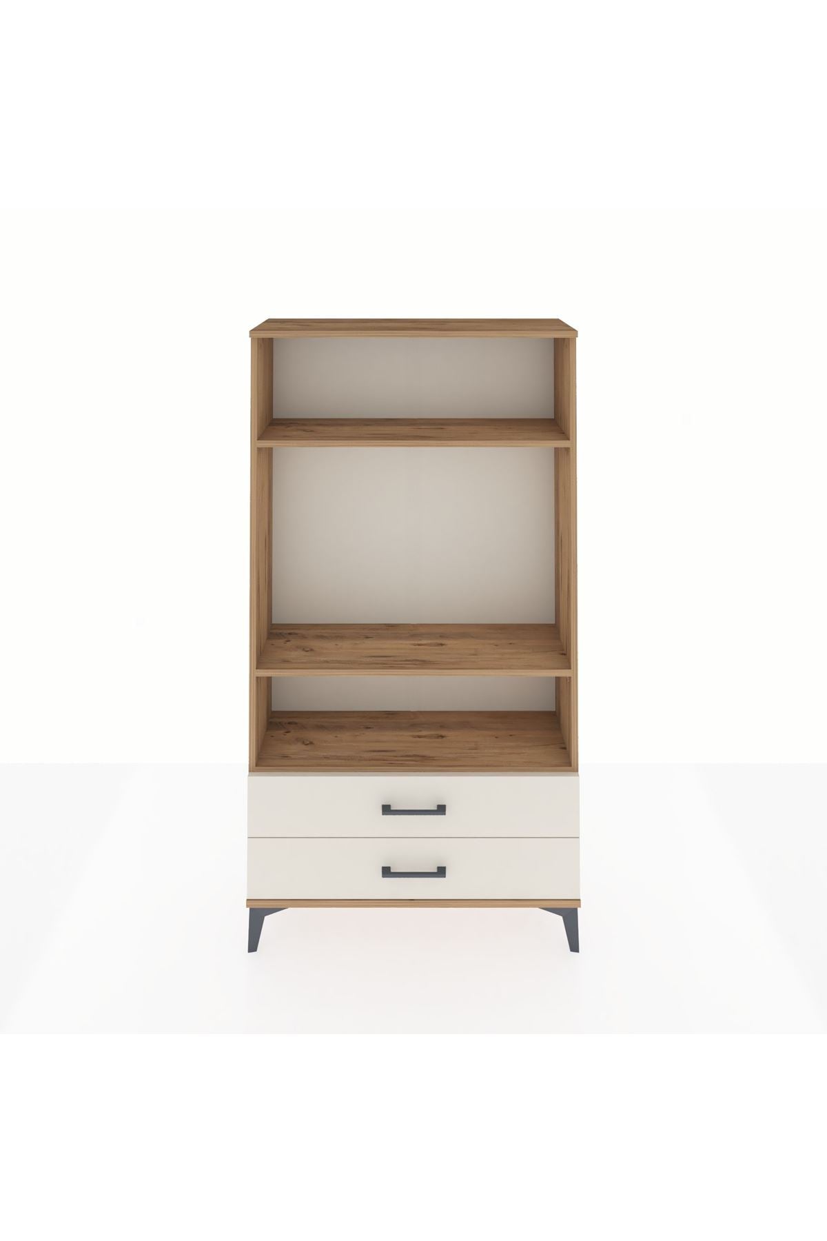 Arges Dolap 3 Raflı 2 Çekmeceli 88x30x163 - S21M062V7A