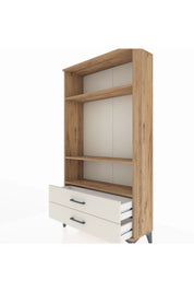 Arges Dolap 3 Raflı 2 Çekmeceli 88x30x163 - S21M062V7A