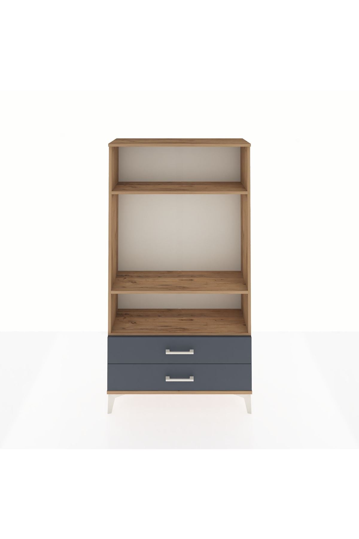Arges Dolap 3 Raflı 2 Çekmeceli 88x30x163 - S21M062V8A