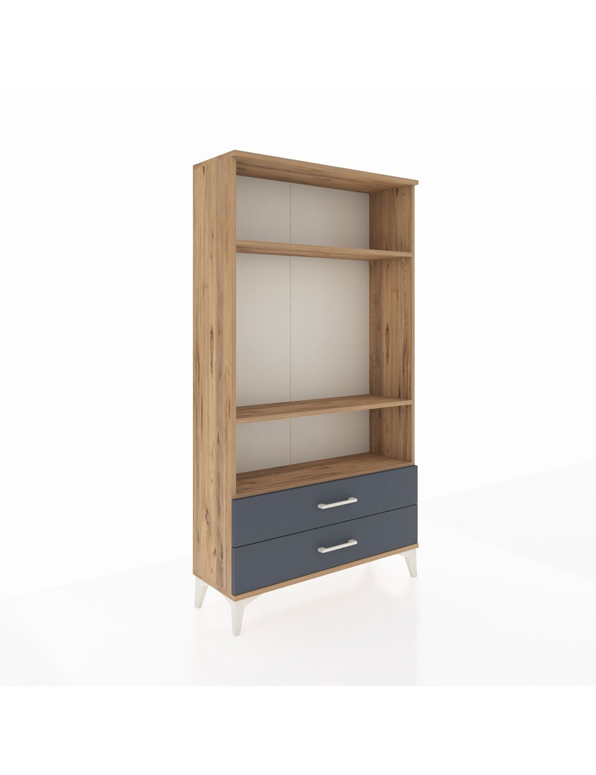 Arges Dolap 3 Raflı 2 Çekmeceli 88x30x163 - S21M062V8A