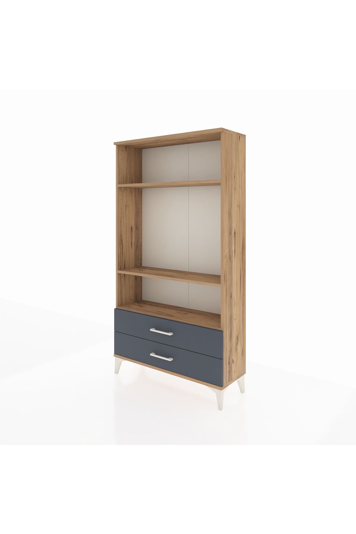 Arges Dolap 3 Raflı 2 Çekmeceli 88x30x163 - S21M062V8A