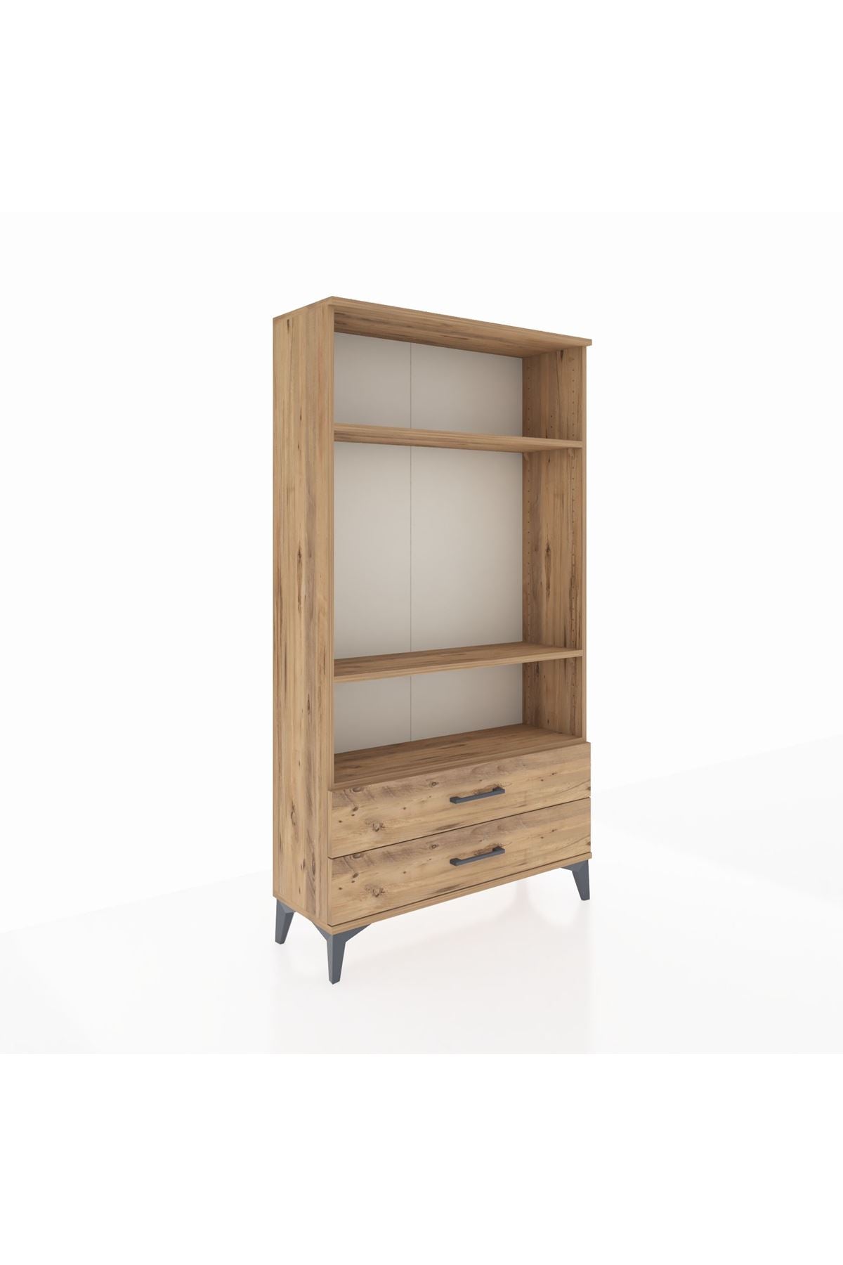 Arges Dolap 3 Raflı 2 Çekmeceli 88x30x163 - S21M062V9A