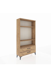 Arges Dolap 3 Raflı 2 Çekmeceli 88x30x163 - S21M062V9A
